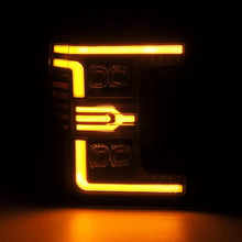 Load image into Gallery viewer, AlphaRex 17-19 Ford F-250/350/450 SD NOVA-Series LED Proj Headlights Alpha-Bk w/Acv Light SS &amp; SBDRL - Side View