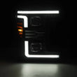 Load image into Gallery viewer, AlphaRex 17-19 Ford F-250/350/450/550 Super Duty LUXX-Series LED Proj Headlights Alpha-Blk SS/SBDRL - Additional View 5