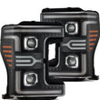 Load image into Gallery viewer, AlphaRex 17-19 Ford F-250/350/450/550 Super Duty LUXX-Series LED Proj Headlights Blk w/SS &amp; SBDRL - Main Product View