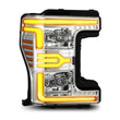 Load image into Gallery viewer, AlphaRex 17-19 Ford F-250/350/450/550 Super Duty NOVA-Series LED Proj Headlights Chrome w/SS &amp; SBDRL - Additional View 5
