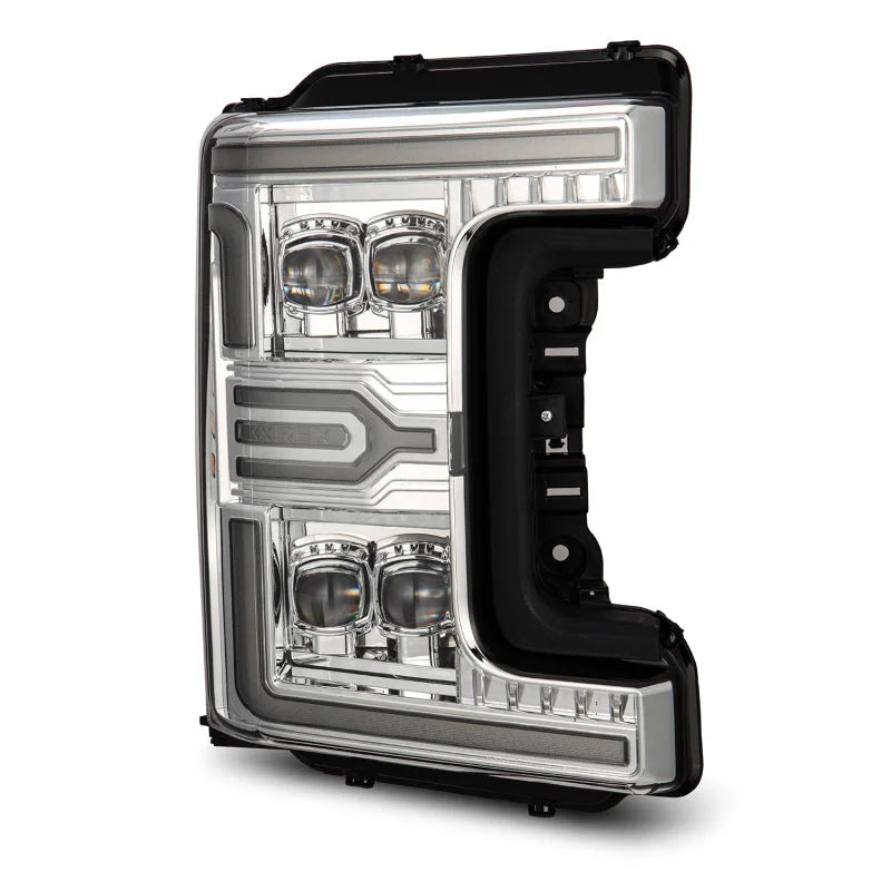AlphaRex 17-19 Ford F-250/350/450/550 Super Duty NOVA-Series LED Proj Headlights Chrome w/SS & SBDRL - Additional View 9