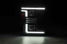 Load image into Gallery viewer, AlphaRex 17-19 Ford F-250/350/450/550 Super Duty PRO-Series Proj Headlights Alpha-Bk w/SS &amp; DRL - Additional View 6