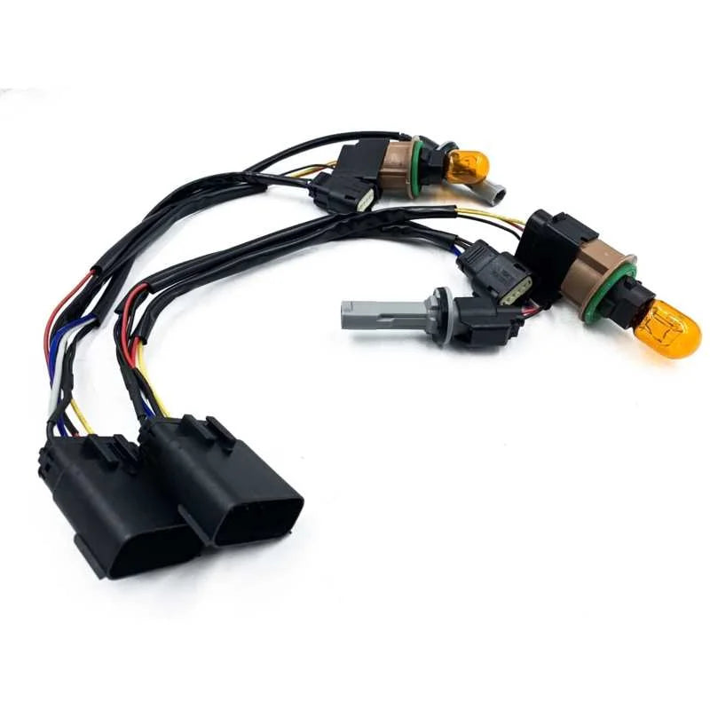 AlphaRex 17-20 Ford F-150 Raptor Wiring Adapter Stock LED Headlights to AlphaRex Headlight Converter - Side View