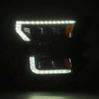 Load image into Gallery viewer, AlphaRex 17-20 Ford Raptor NOVA LED Proj Headlights Plank Style Matte Black w/Activ Light/Seq Signal - Side View