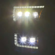 Load image into Gallery viewer, AlphaRex 17-20 Ford Raptor NOVA LED Proj Headlights Plank Style Matte Black w/Activ Light/Seq Signal - Installation View