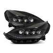 Load image into Gallery viewer, AlphaRex 17-22 Tesla Model 3/20-23 Model Y NOVA LED Proj Headlights Alpha-Blk w/Actv Lgt &amp; Seq.Sig - Main Product View