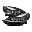Load image into Gallery viewer, AlphaRex 17-22 Tesla Model 3/20-23 Model Y NOVA-Series LED Proj Headlights Blk w/Actv Lgt &amp; Seq.Sig - Main Product View