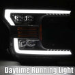 Load image into Gallery viewer, AlphaRex 18-19 Ford F-150 NOVA LED Projector Headlights Plank Style Chrome w/ActivLight/Seq Signal - Installation View