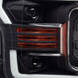 Load image into Gallery viewer, AlphaRex 18-19 Ford F-150 PRO-Series Proj Headlights Plank Style Matte Blk w/Activ Light/Seq Signal - Back View
