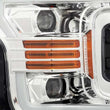 Load image into Gallery viewer, AlphaRex 18-19 Ford F-150 PRO-Series Projector Headlights Plank Style Chrm w/Activ Light/Seq Signal - Side View