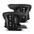 Load image into Gallery viewer, AlphaRex 18-20 Ford F-150 NOVA LED Proj Headlight Alpha Blk (14th Gen G2 Style) - Main Product View