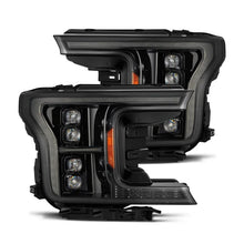 Load image into Gallery viewer, AlphaRex 18-20 Ford F-150 NOVA LED Proj Headlight Alpha Blk (14th Gen G2 Style) - Main Product View