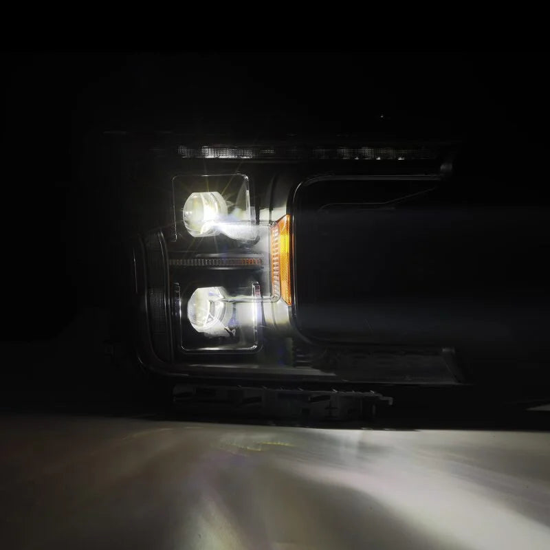 AlphaRex 18-20 Ford F-150 (Req. Conv F150 w/Stock LED) LUXX LED Proj HL Blk Actv Lgt Seq Sig SB DRL - Additional View 5