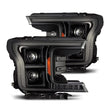 Load image into Gallery viewer, AlphaRex 18-20 Ford F150 PRO-Series Headlight Alpha Black w/ Seq Signal &amp; DRL - Main Product View