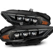 Load image into Gallery viewer, AlphaRex 18-20 Ford Mustang NOVA LED Proj Headlights Alpha-Black w/Activ Light/Seq Signal/Switch DRL - Main Product View