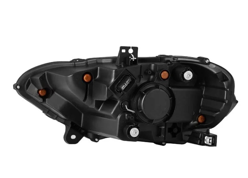 AlphaRex 18-20 Ford Mustang NOVA LED Proj Headlights Alpha-Black w/Activ Light/Seq Signal/Switch DRL - Back View