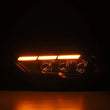 Load image into Gallery viewer, AlphaRex 18-20 Ford Mustang NOVA LED Proj Headlights Black w/Activ Light/Seq Signal/Switch DRL - Installation View