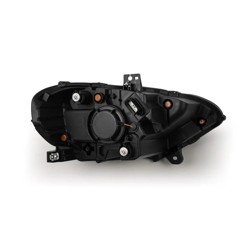 AlphaRex 18-22 Ford Mustang NOVA-Series LED Projector Headlights Black - Side View