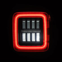Load image into Gallery viewer, AlphaRex 18-23 Jeep Wrangler JL NOVA Prismatic LED Taillights Alpha-Black - Installation View