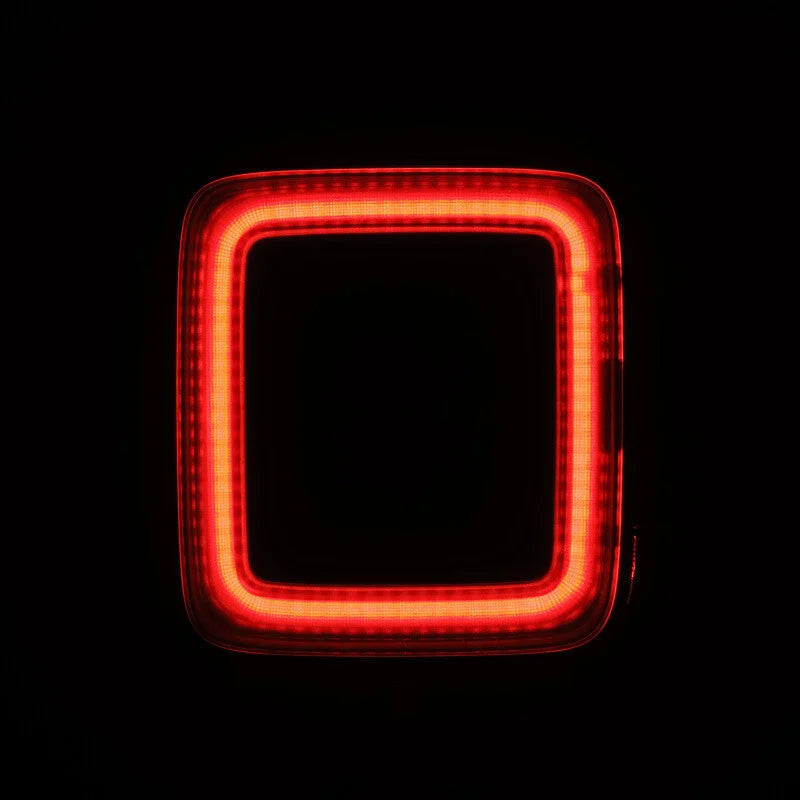 AlphaRex 18-23 Jeep Wrangler JL NOVA Prismatic LED Taillights Alpha-Black - Additional View 7