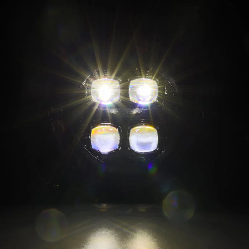 AlphaRex 18-23 Jeep Wrangler JL/Gladiator JT LED Proj Headlights Alpha-Blk w/ Activ Light/Seq Signal - Additional View 6