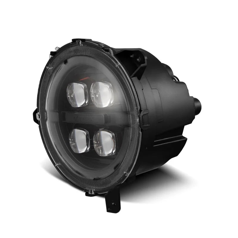 AlphaRex 18-23 Jeep Wrangler JL/Gladiator JT LED Proj Headlights Alpha-Blk w/ Activ Light/Seq Signal - Additional View 8