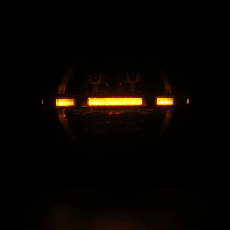 AlphaRex 18-23 Jeep Wrangler JL/Gladiator JT LED Proj Headlights Alpha-Blk w/ Activ Light/Seq Signal - Additional View 9