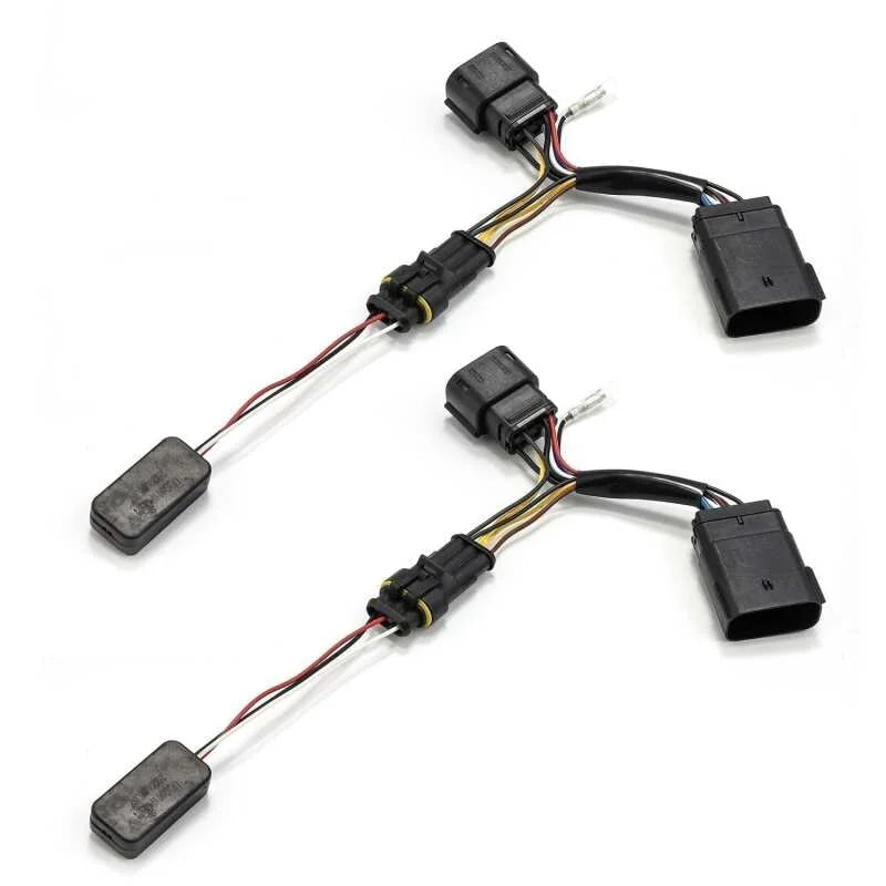 AlphaRex 19-20 Ram 1500 Wiring Adapter Stock LED Projector Headlight to AlphaRex Headlight Converter - Side View