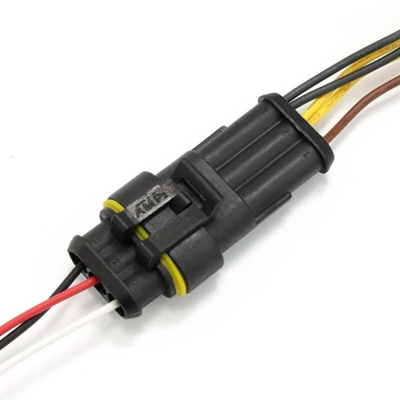AlphaRex 19-20 Ram 1500 Wiring Adapter Stock LED Projector Headlight to AlphaRex Headlight Converter - Back View