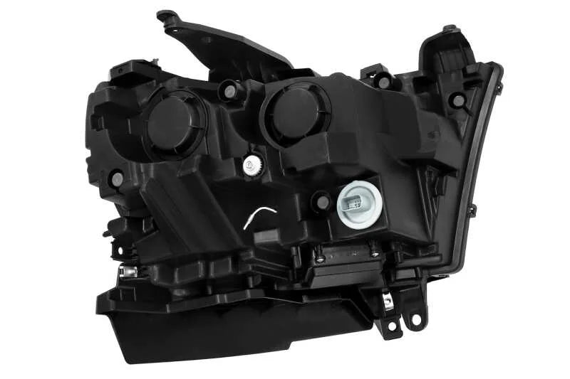 AlphaRex 19-20 Ram 1500HD NOVA LED Proj Headlights Plank Style Chrome w/Activ Light/Seq Signal/DRL - Side View