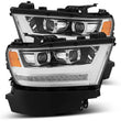 Load image into Gallery viewer, AlphaRex 19-20 Ram 1500HD PRO-Series Proj Headlight Plnk Styl Chrm w/Activ Light/Seq Signal/Plnk DRL - Main Product View
