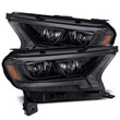 Load image into Gallery viewer, AlphaRex 19-21 Ford Ranger LUXX LED Proj Headlights Plank Style Alpha Black w/Seq Signal/DRL - Main Product View