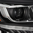 Load image into Gallery viewer, AlphaRex 19-21 Ford Ranger LUXX LED Proj Headlights Plank Style Black w/Seq Signal/DRL - Additional View 7