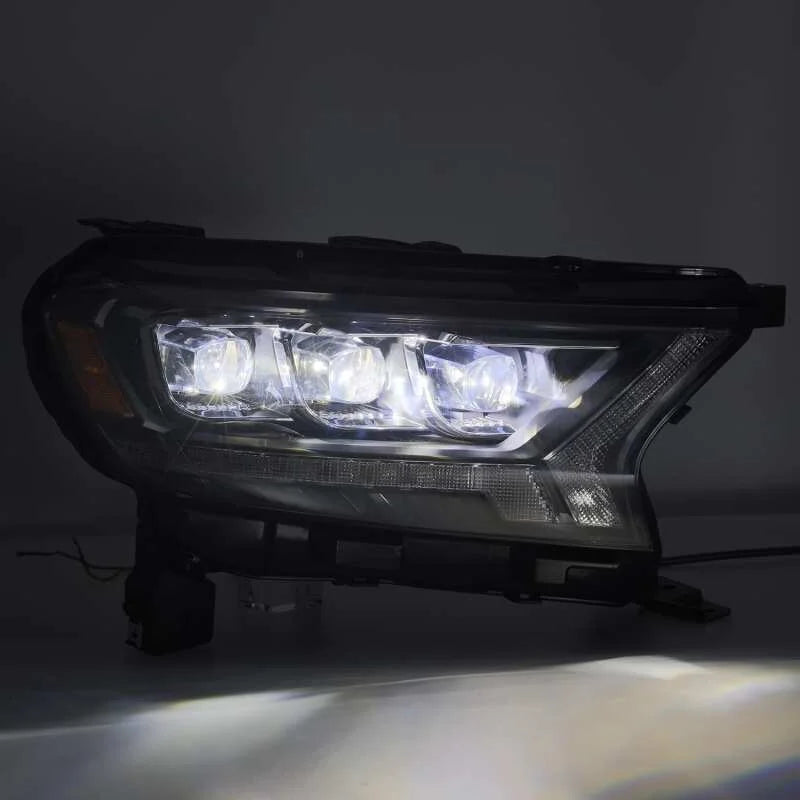 AlphaRex 19-21 Ford Ranger NOVA LED Proj Headlights Plank Style Black w/Activ Light/Seq Signal/DRL - Additional View 8