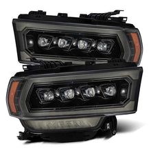Load image into Gallery viewer, AlphaRex 19-21 Ram 2500 NOVA LED Proj Headlights Plank Style Alpha Blk w/Activ Light/Seq Signal/DRL - Main Product View