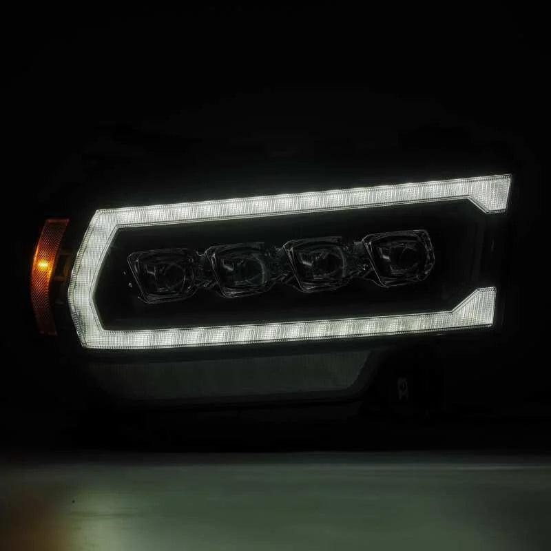 AlphaRex 19-21 Ram 2500 NOVA LED Proj Headlights Plank Style Black w/Activ Light/Seq Signal/DRL - Additional View 6