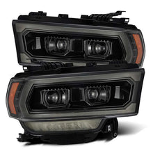 Load image into Gallery viewer, AlphaRex 19-21 Ram 2500 PRO-Series Projector Headlights Plank Style Alpha Black w/Activation Light - Main Product View