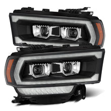 Load image into Gallery viewer, AlphaRex 19-21 Ram 2500 PRO-Series Projector Headlights Plank Style Black w/Activation Light - Main Product View