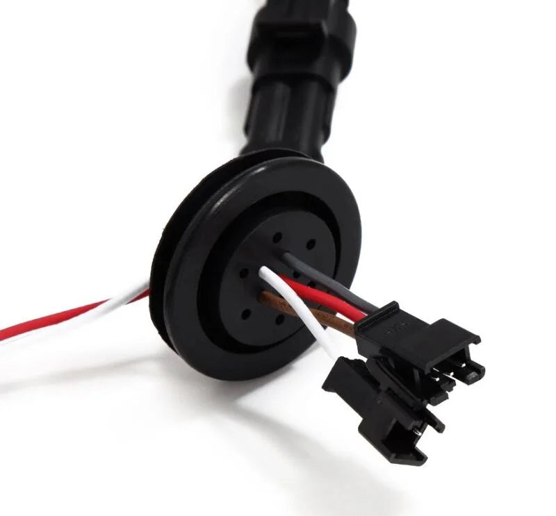 AlphaRex 19-22 Dodge Ram 2500/3500 Stock Halogen Taillight to ARX 09-18 Ram LUXX-Series Converters - Side View