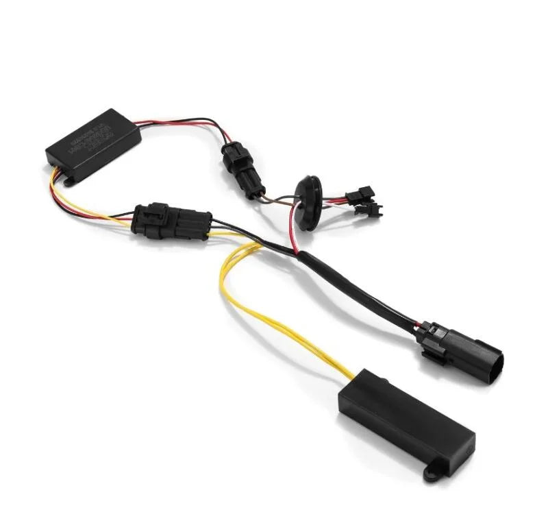 AlphaRex 19-22 Dodge Ram 2500/3500 Stock Halogen Taillight to ARX 09-18 Ram LUXX-Series Converters - Back View