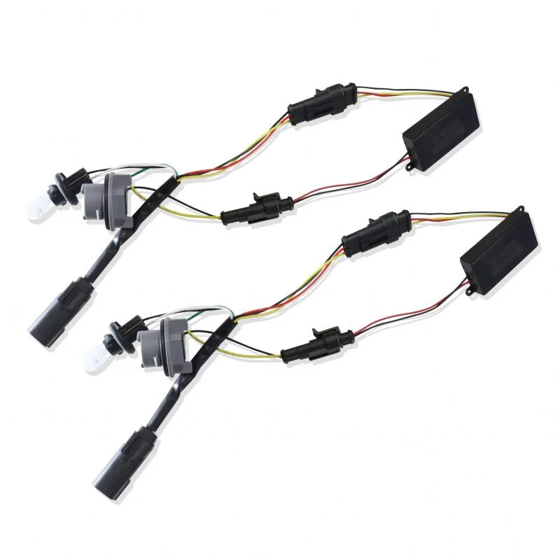 AlphaRex 19-22 Dodge Ram 2500/3500 Stock LED Tail Light to AlphaRex Tail Light Converters - Pair - Main Product View