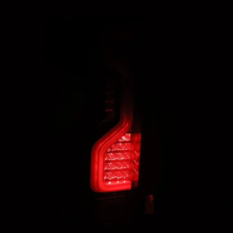 AlphaRex 19-23 Chevrolet Silverado 1500/2500HD/3500HD PRO-Series LED Tail Lights Jet Black - Side View
