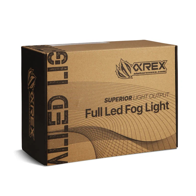 AlphaRex 19-23 Chevrolet Silverado 2500/3500HD DoubleTap Dual Color LED Projector Fog Lights - Installation View