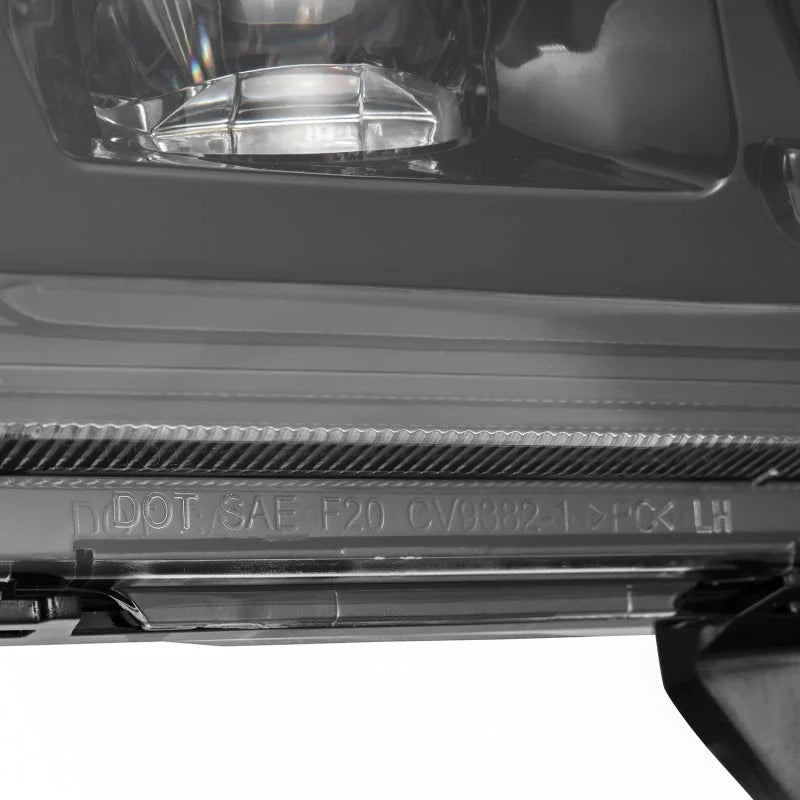 AlphaRex 19-23 Chevrolet Silverado 2500/3500HD DoubleTap Dual Color LED Projector Fog Lights - Additional View 11