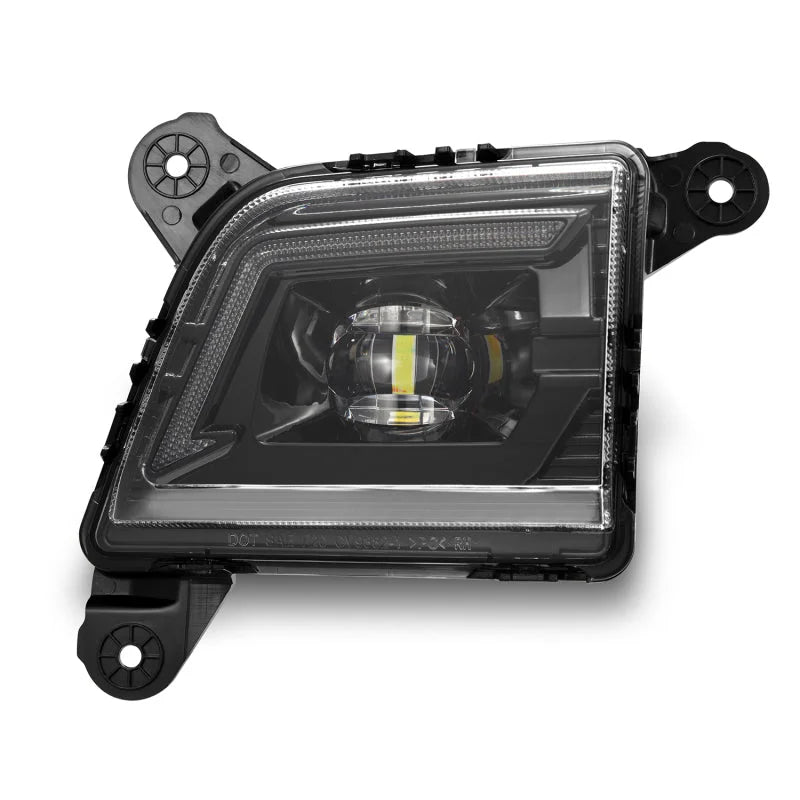 AlphaRex 19-23 Chevrolet Silverado 2500/3500HD DoubleTap Dual Color LED Projector Fog Lights - Additional View 14
