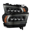 Load image into Gallery viewer, AlphaRex 19-23 Dodge Ram 1500 (No Clsc/Ltd/TRX) NOVA-Series LED Proj HL Alpha-Black (Converter Req.) - Main Product View