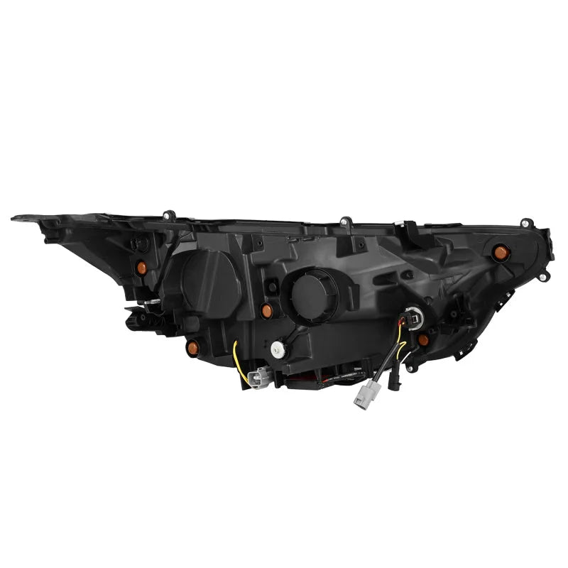AlphaRex 19-23 Toyota RAV4 (High Trim) NOVA LED Projector Headlights Alpha-Black - Side View