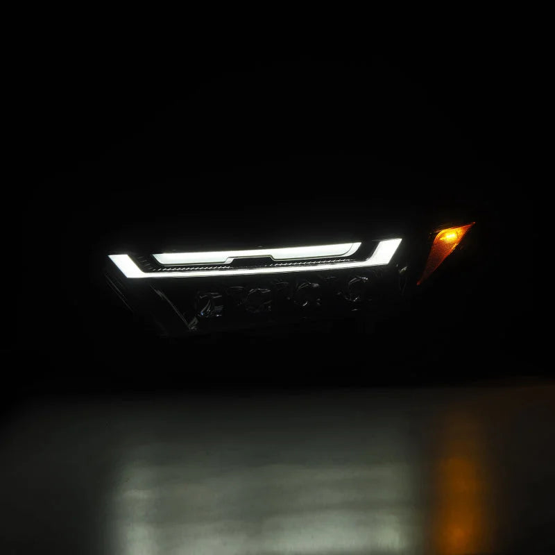 AlphaRex 19-23 Toyota RAV4 (High Trim) NOVA LED Projector Headlights Alpha-Black - Back View