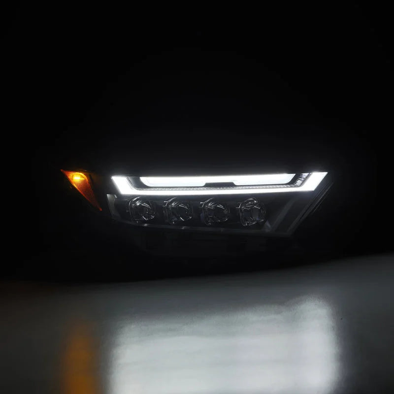 AlphaRex 19-23 Toyota RAV4 NOVA LED Projector Headlights Black - Side View
