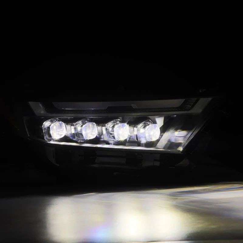 AlphaRex 19-23 Toyota RAV4 NOVA LED Projector Headlights Black - Installation View
